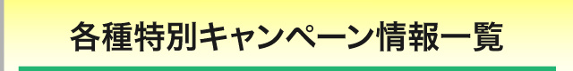 特別キャンペーン一覧