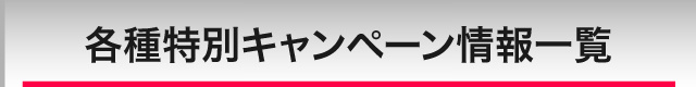 特別キャンペーン一覧